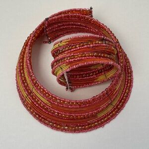 Beaded Choker and Bracelet